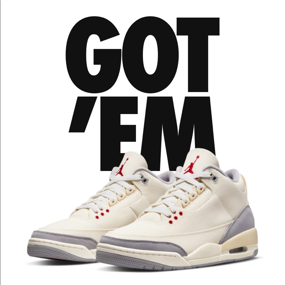 Air Jordan 3 Muslin